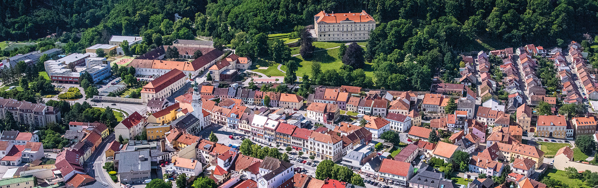 Boskovice z výšky